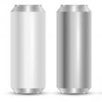 Round Shape Sleek Cider 12oz Aluminum Cans With Lid for sale