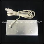 Vandal Resistant Stainless Steel Keypad 21 Key 3x7 Matrix Metal Numeric Keypad for sale