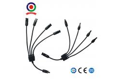 China Solar Panel Y Branch Cable Splitter Waterproof Adapter Connector Extension 1 Pair supplier