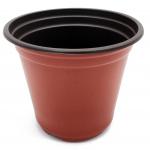 high-quality hydroponic fresh flower pot pp double color plastic flower pot with competitive price. for sale