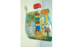 China Custom Material Baby Food Aluminum Foil Spout Pouch Packaging With Full Printing supplier