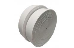 China Wholesale Durable Underpants Polyester Elastic Webbing Thick Flat Woven White supplier