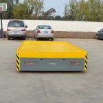 5 Tons Industrial Transfer Trolley , Wireless Automated Transfer Cart With Steel Plate