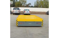 China 5 Tons Industrial Transfer Trolley , Wireless Automated Transfer Cart With Steel Plate supplier