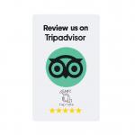 Tripadvisor Rating Booster | NFC 5-Star Review Card | Hospitality Gifting Essential | Branded Customization for sale
