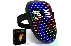 China Gesture Control LED Face Mask With 50 Pattern Display Face Transforming supplier