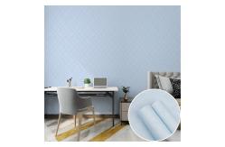 China Customizable Grey Embossed Wallpaper 3D Embossed Peel And Stick Wallpaper supplier