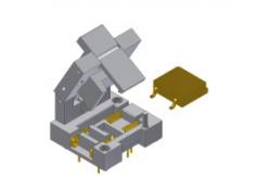 China 63228T PPS 30um Zimuth Carrier Test Socket Contactor Durable Azimuth Socket supplier