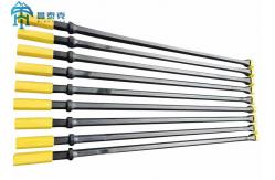 China H22x108mm Integral Drill Rod Steel With Chisel Bit Small Hole Drilling supplier