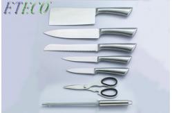 China High Grade 8 PCS 3Cr13Mov Stainless steel Hollow Handle Kitchen Knife Set supplier