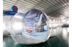 China OEM Inflatable Snow Globe with Tunnel for Promotion supplier