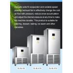 Efficient Blast Chiller Freezer Cabinets - Rapid Deep Freezing System -18 To 3 Degrees