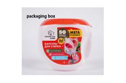 China Customizable Organic Laundry Powder Pods Detergent Laundry Soap Pods Box supplier