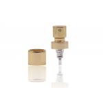 Crimp On Perfume Bottle Spray Pump FEA15mm , Aluminum Gold Sprayer Pump for sale