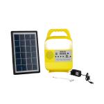 OEM Yellow 6000mah Portable Solar Camping Light For Gardens for sale