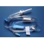 5um Disposable Infusion Set IV Set With Luer Lock Or Luer Slip Connector Tube Clamp Available for sale