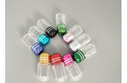 China 12mm PS Empty Plastic Pill Capsules Single Pill Capsule Packaging Bottles supplier