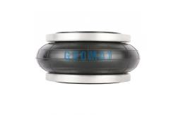 China Original Guomat 1H320124 Single Convoluted Piston Air Spring With Flange Connection supplier