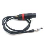 Lemo Right Angle 00B Camera Connection Cable 5 Pin To Female XLR 3 Pin Cable for sale