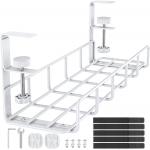 Organize Cables and Power Strips with Our Sustainable Under Desk Cable Duct Wire Basket for sale