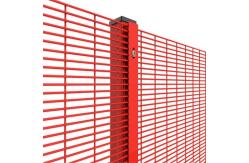 China Durable welded 358 anti climb high security wire mesh fence for sale supplier