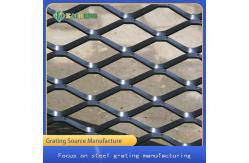 China Diamond Aluminum Plate Mesh Net For Architectural Decoration supplier