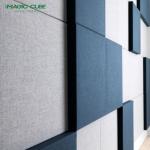 Cinema Indoor Noise Reduction 25mm Thickness Fabric Wrapped Wall Panels for sale
