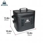 High Quality Customizable Insulated And Leak Proof 24 Can Black Soft Cooler Bag