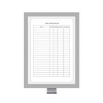 Self Adhesive Removable File Frame A4 Direct Writing File Frame ODM for sale