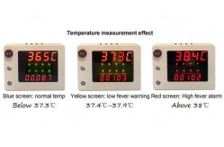 China High Temperature Alarm Wrist Infrared Thermometer Automatically Measuring Human Body Temp supplier