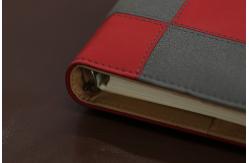 China PU Leather Ring Binder Journal , Middle Size Refillable Planners Organizers supplier