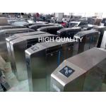 IC / ID Card RFID Turnstile Access Control Automatic Flap Barrier Gate