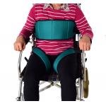 Green Breathable Mesh Wheelchair Seatbelts Wrapped Herringbone Cotton for sale