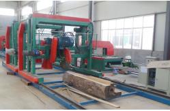 China Twin Circular Blade Sawmill With Fully Automatic CNC Controls For Woodworking supplier