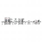 Full Automatic Liquid Pesticide Bottling Line with Bottle Washer Filler and Capper for sale