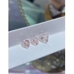 Heart Pink Diamonds Cultivated Lab Grown Diamond for Necklaces Rings Pendant for sale