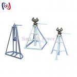 Utility Cable Drum Stand – Simple Reel Support for Power Line & Transmission Projects for sale
