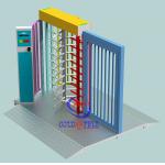 Customized Rfid Acess Control Full Height Turnstile Gate For Entrance And Exit for sale