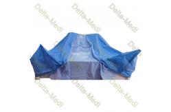 China Mesh Screen Urology TUR Disposable Sterile Drape With Pouch / Finger Cot supplier