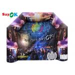Air Inflatable Tent Garden 15x15ft Inflatable Disco Marquee With Speaker Light