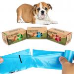 Biodegradable 20um Disposable Dog Poop Bags Environmentally Friendly for sale