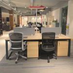 Office Furniture Manufacturers Wooden Linear Workstation Office Table for sale