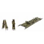 Patented Product Of Military-Grade Denim Folding Medical Stretcher for sale