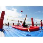Custom Made Inflatable Sports Games Funny Bossaball Court for sale