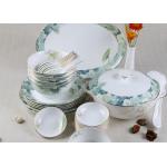 OEM ODM Luxury 45% Bone China Dinnerware Set 45 Pieces for sale