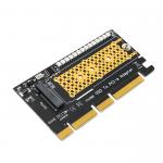 M.2 Nvme SSD To PCI E Adapter 4X 8X 16X With 3528 Colorful Flash LED for sale