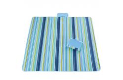 China Water Resistant Pocket Picnic Mat , Lightweight Foldable Beach Blanket supplier