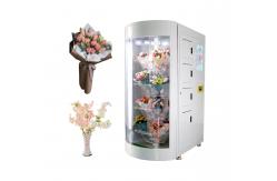 China Remote Upload Ads Flower Vending Machine 100V With Cooling System Contactless Payment supplier