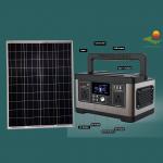 LED Control Panel Li Battery Portable Solar Generators For Camping for sale
