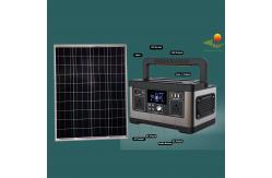 China LED Control Panel Li Battery Portable Solar Generators For Camping supplier